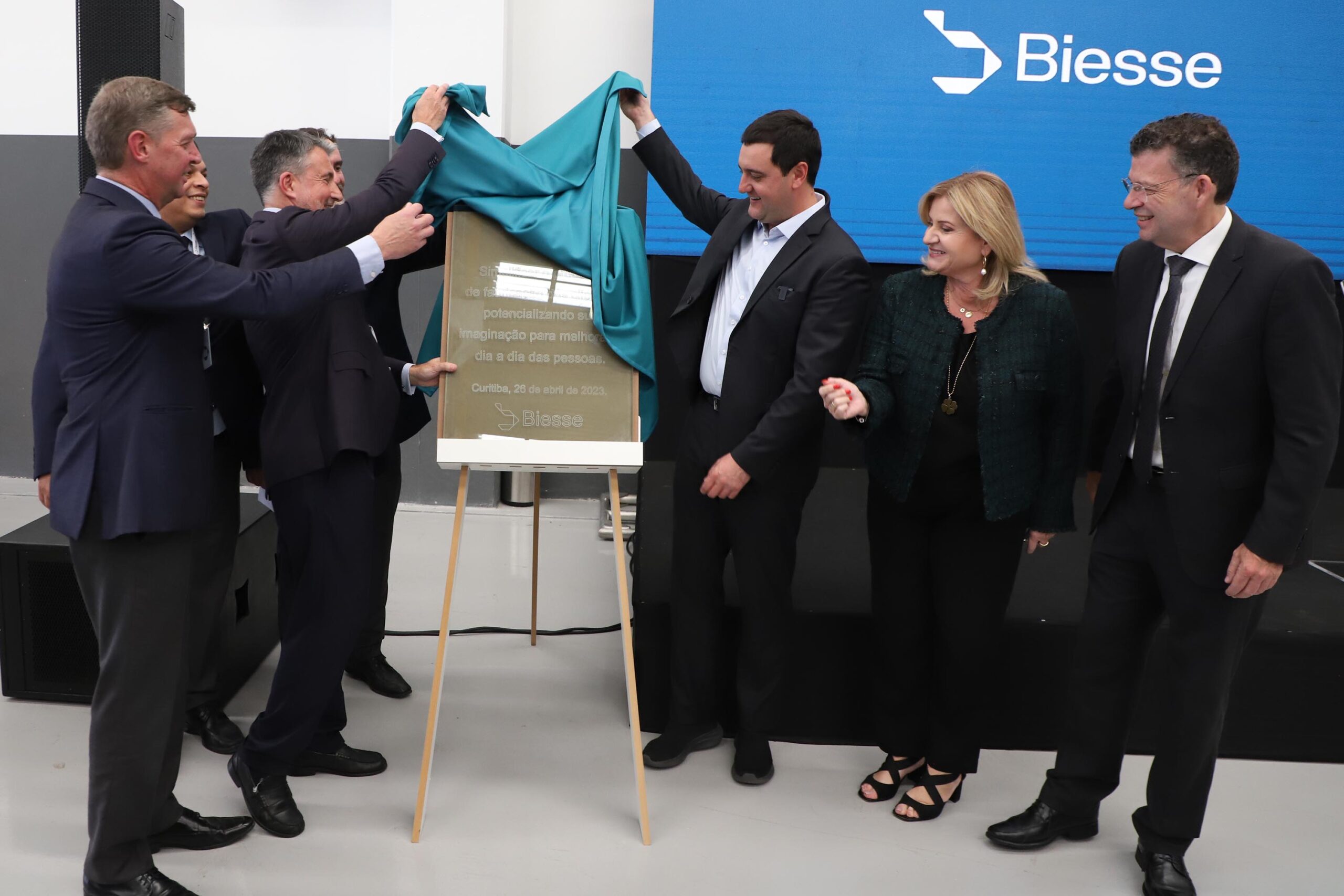 Biesse inaugura fábrica em Curitiba e reforça presença na América Latina