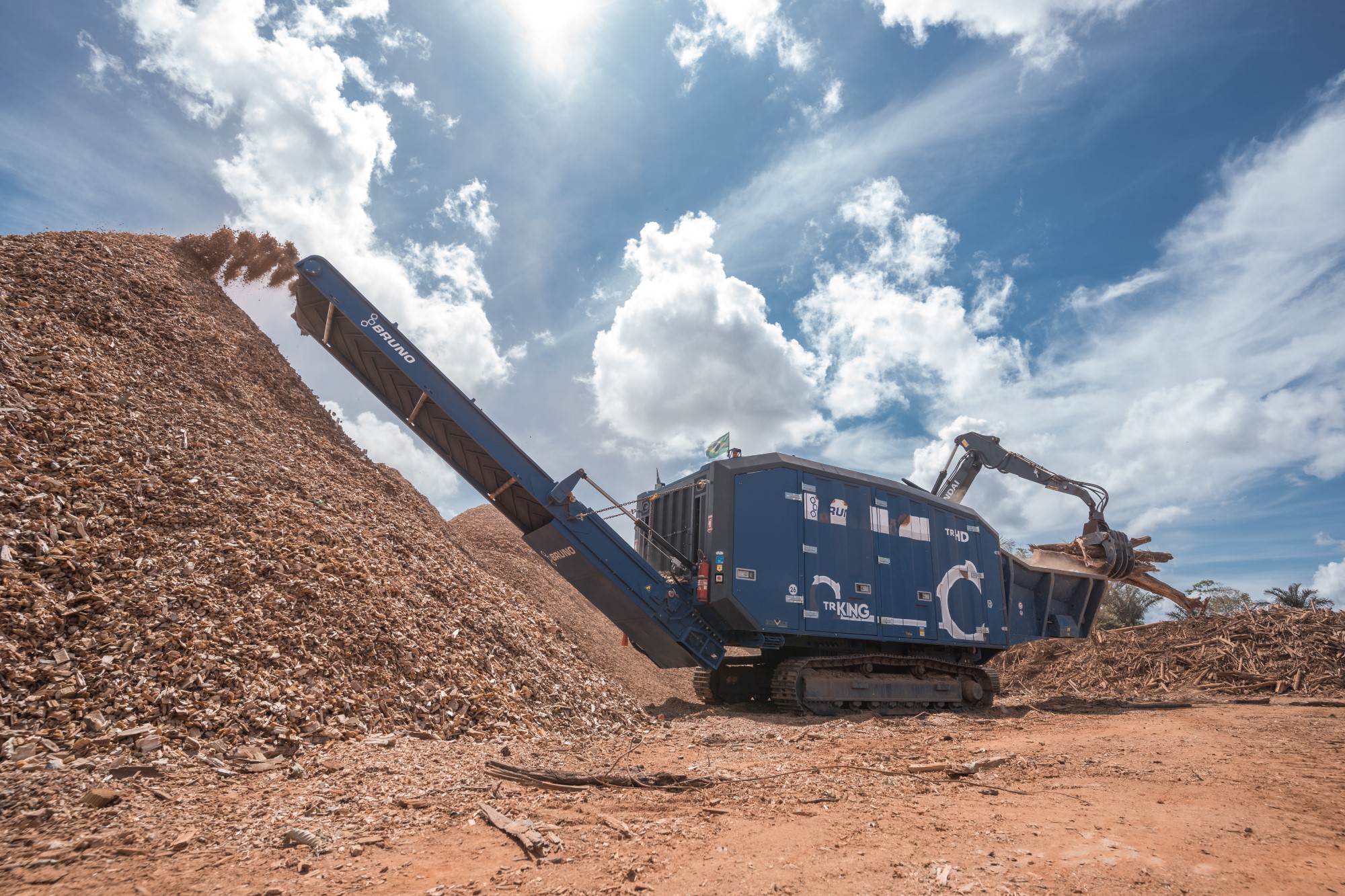 Ecovale Agroflorestal amplia produtividade da biomassa com picadores da Bruno